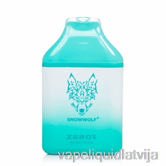 Snowwolf Zero 5500 0% Bez Nikotīna Vienreizējās Lietošanas Malibu Freeze Vape šķidrums